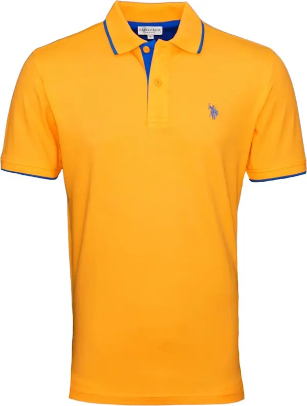 U.S. Polo Assn. U.S. POLO ASSN. Majica  kraljevsko plava / tamo žuta