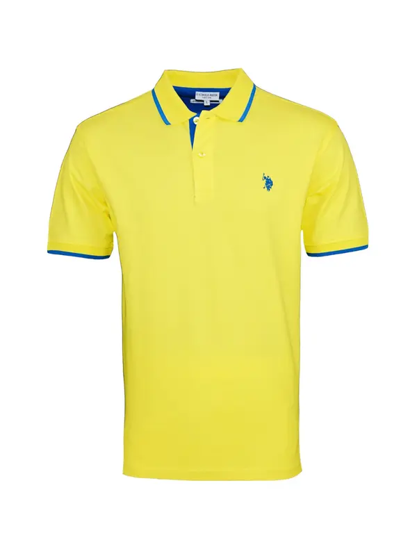 U.S. POLO ASSN. U.S. POLO ASSN. Majica  kraljevsko plava / žuta