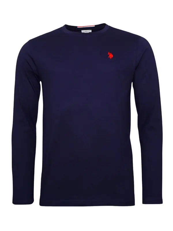 U.S. Polo Assn. U.S. POLO ASSN. Majica  mornarsko plava / krvavo crvena