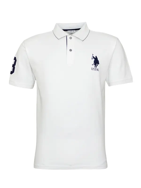 U.S. Polo Assn. U.S. POLO ASSN. Majica  morsko plava / bijela