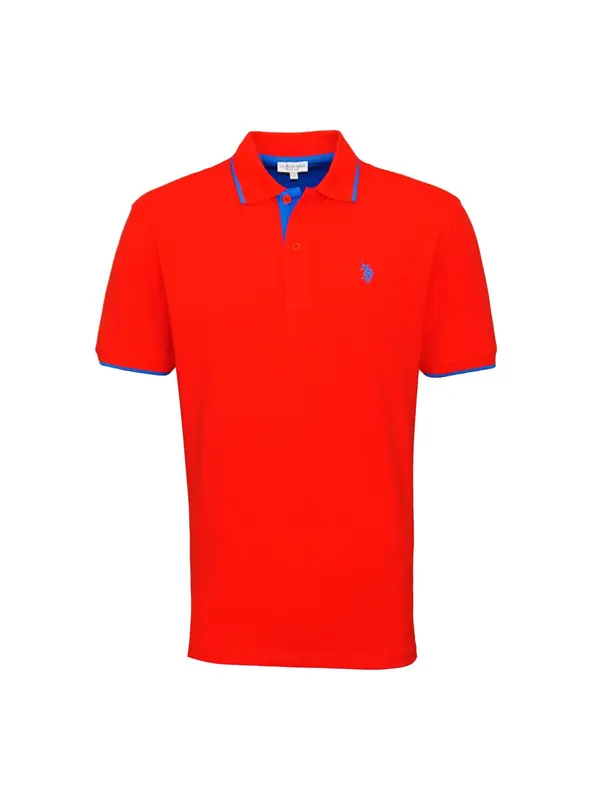 U.S. Polo Assn. U.S. POLO ASSN. Majica  svijetloplava / crvena