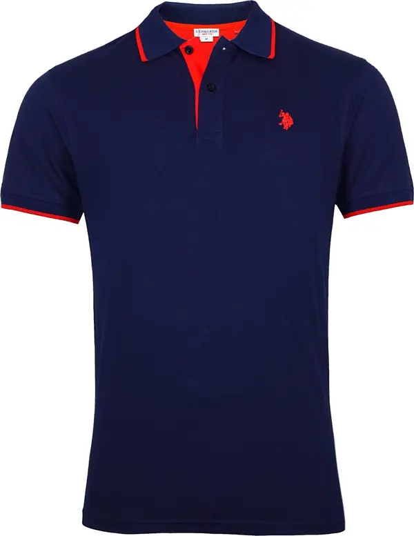 U.S. Polo Assn. U.S. POLO ASSN. Majica  tamno plava / crvena