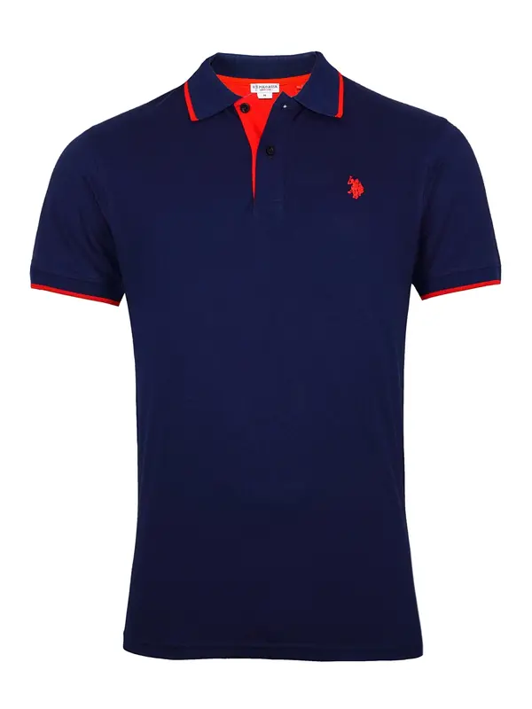 U.S. Polo Assn. U.S. POLO ASSN. Majica  tamno plava / crvena