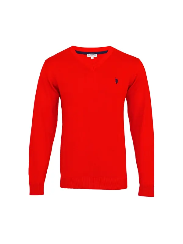 U.S. Polo Assn. U.S. POLO ASSN. Pulover  mornarsko plava / crvena
