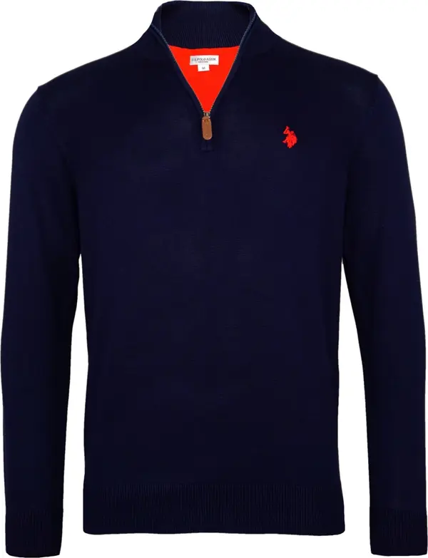 U.S. Polo Assn. U.S. POLO ASSN. Pulover  mornarsko plava / crvena