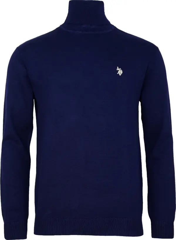 U.S. Polo Assn. U.S. POLO ASSN. Pulover  tamno plava / bijela