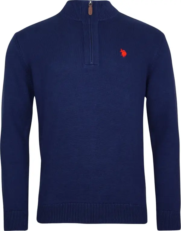 U.S. Polo Assn. U.S. POLO ASSN. Pulover  tamno plava / crvena