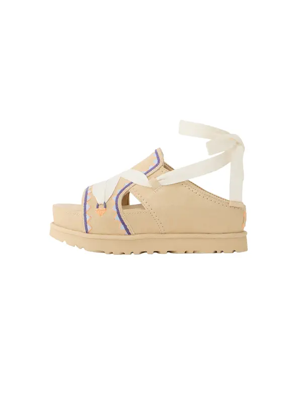 UGG UGG Sandale 'Goldenstar Artistitch'  pijesak / mornarsko plava
