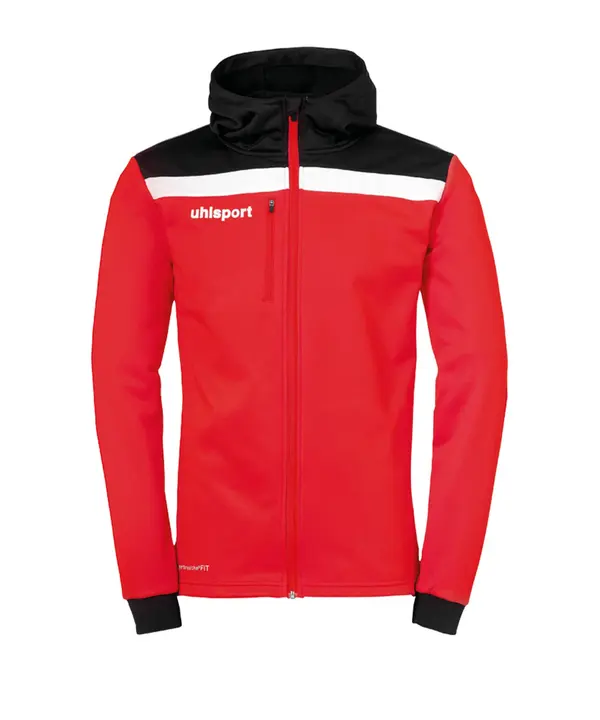 UHLSPORT UHLSPORT Sportska jakna 'Offense 23'  crvena / crna / bijela
