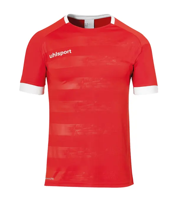 UHLSPORT UHLSPORT Tehnička sportska majica  crvena / bijela