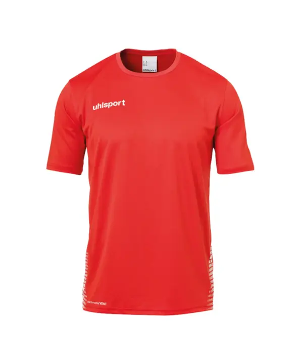 UHLSPORT UHLSPORT Tehnička sportska majica  crvena / bijela
