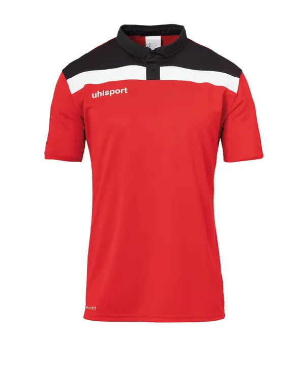 UHLSPORT UHLSPORT Tehnička sportska majica  crvena / crna / bijela