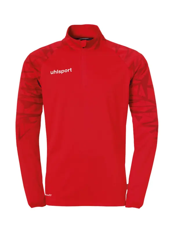 UHLSPORT UHLSPORT Tehnička sportska majica  crvena / crna / bijela