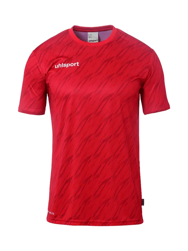 UHLSPORT UHLSPORT Tehnička sportska majica 'Progressive 28'  crvena / tamno crvena / bijela