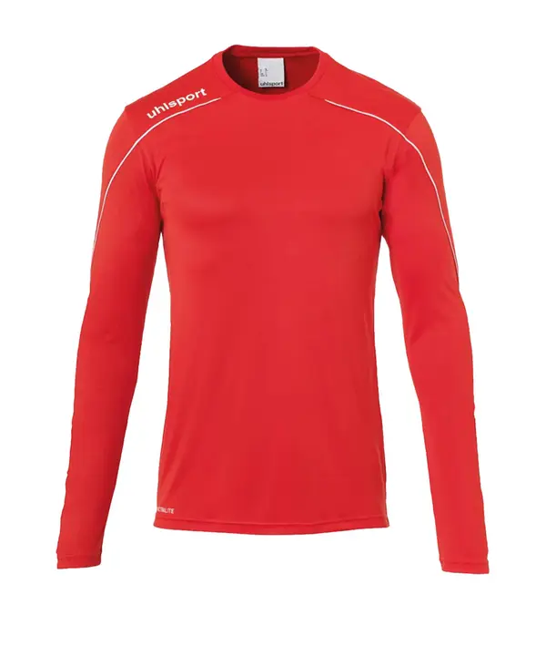 UHLSPORT UHLSPORT Tehnička sportska majica 'Stream22'  crvena / bijela