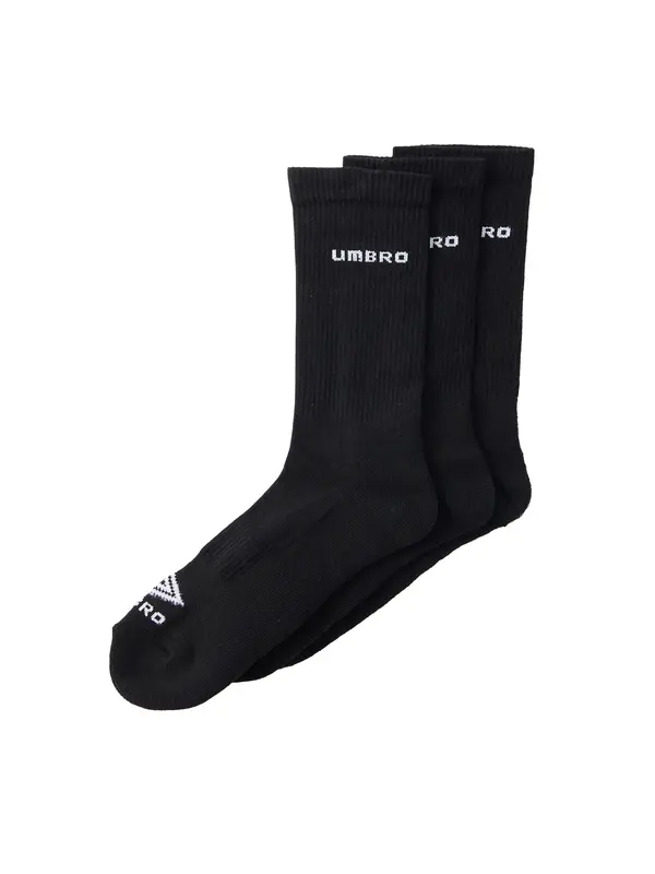UMBRO UMBRO Čarape  crna / bijela