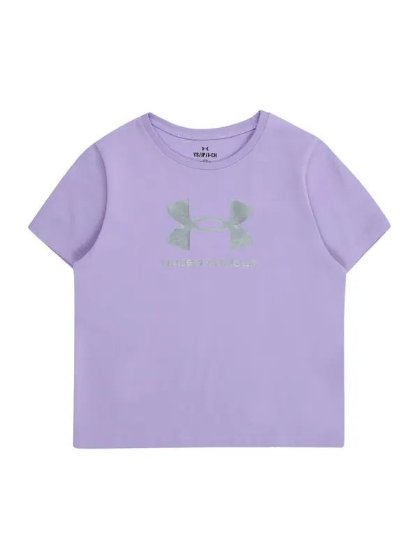 UNDER ARMOUR UNDER ARMOUR Majica 'Rival'  pastelno ljubičasta / srebro