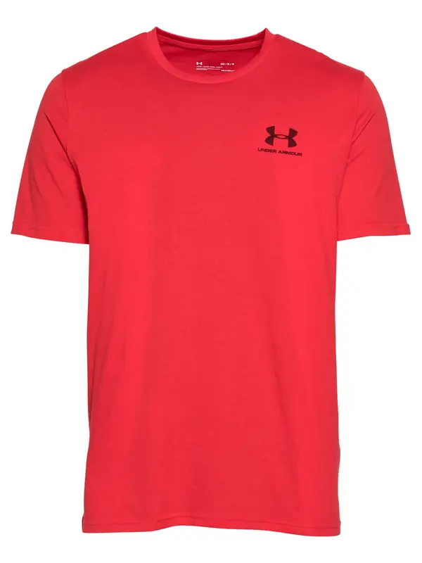 UNDER ARMOUR UNDER ARMOUR Majica 'Sportstyle'  crvena / crna
