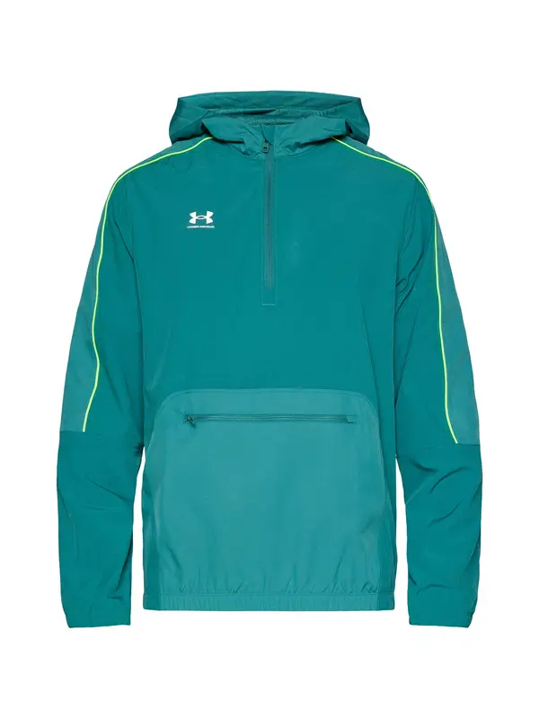 UNDER ARMOUR UNDER ARMOUR Sportska jakna 'Challenger'  petrol / travnato zelena / bijela