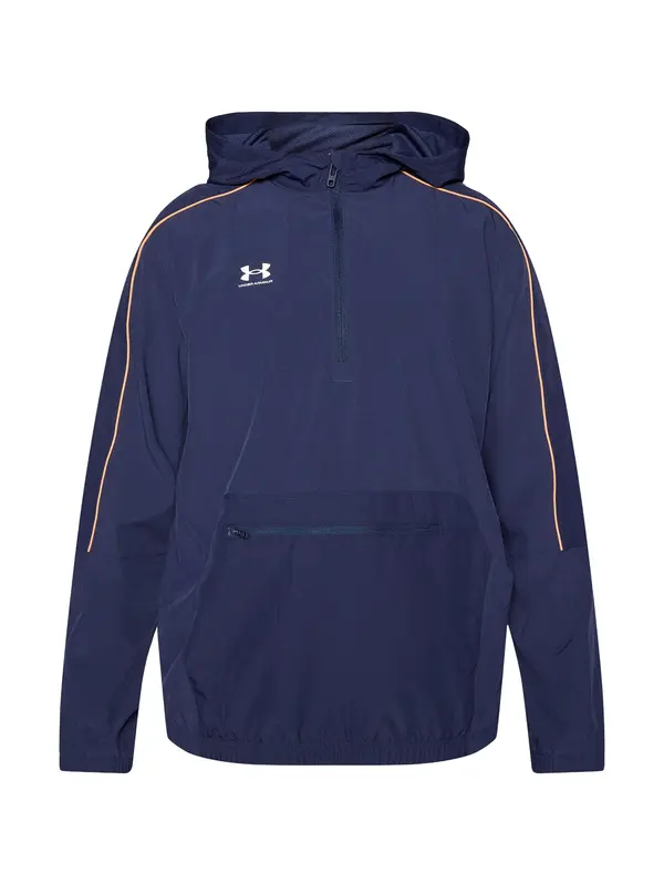 UNDER ARMOUR UNDER ARMOUR Sportska jakna 'Challenger'  tamno plava / svijetlonarančasta / bijela