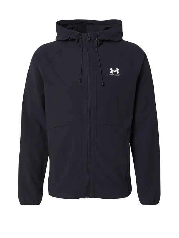 UNDER ARMOUR UNDER ARMOUR Sportska jakna 'Vibe'  crna / bijela