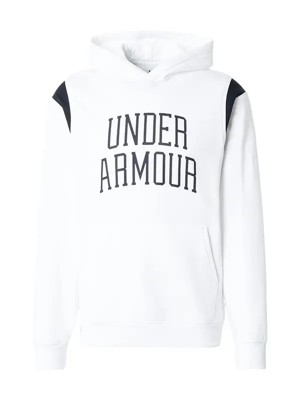 UNDER ARMOUR UNDER ARMOUR Sportska sweater majica  crna / bijela