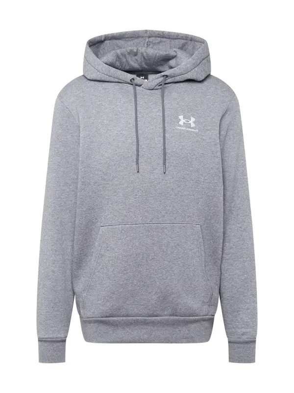 UNDER ARMOUR UNDER ARMOUR Sportska sweater majica 'Essential'  tamo siva / bijela