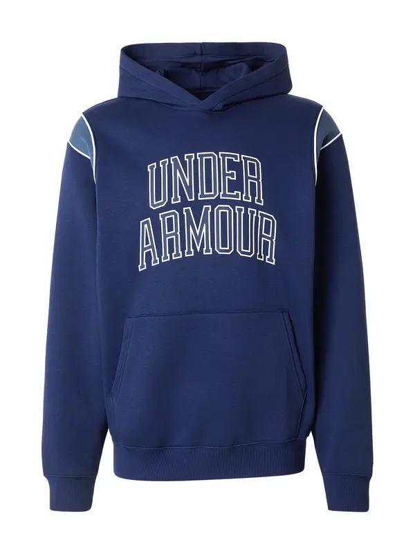UNDER ARMOUR UNDER ARMOUR Sportska sweater majica  mornarsko plava / bijela