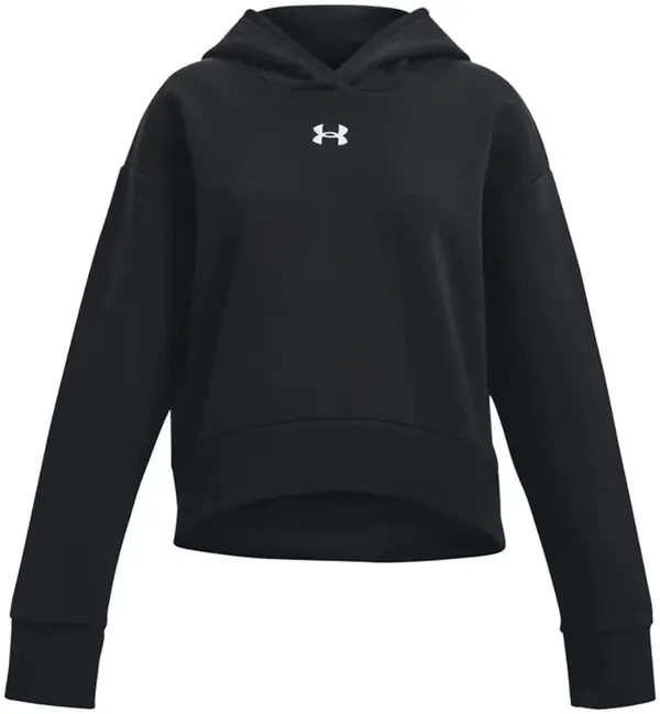UNDER ARMOUR UNDER ARMOUR Sportska sweater majica 'Rival'  crna / bijela