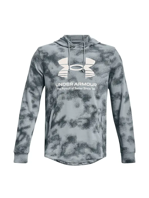 UNDER ARMOUR UNDER ARMOUR Sportska sweater majica 'Rival'  opal / golublje plava / bijela