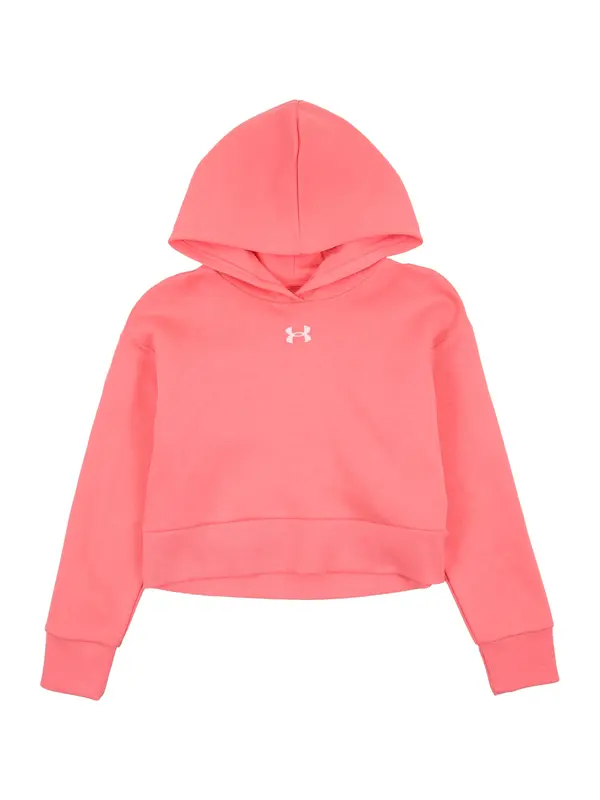 UNDER ARMOUR UNDER ARMOUR Sportska sweater majica 'Rival'  roza / bijela