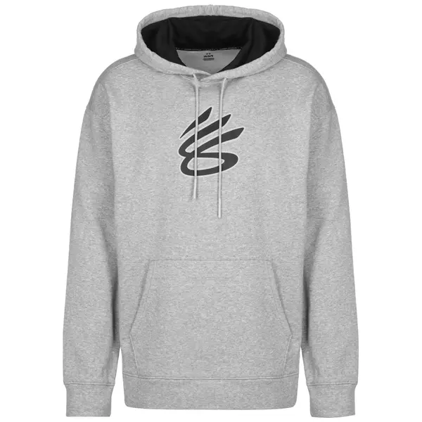 UNDER ARMOUR UNDER ARMOUR Sportska sweater majica 'Stephen Curry'  siva melange / crna