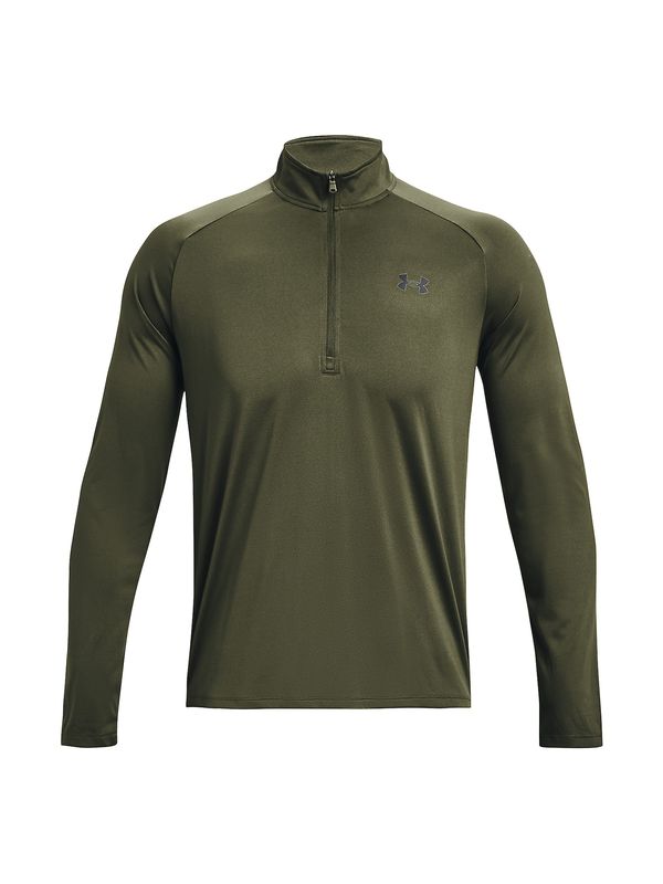 UNDER ARMOUR UNDER ARMOUR Sportska sweater majica 'Tech 2.0'  maslinasta / crna