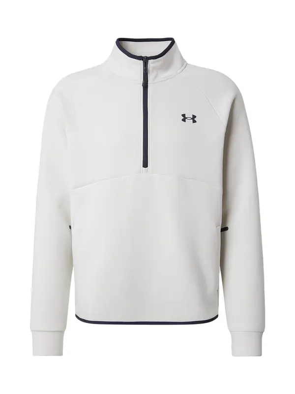 UNDER ARMOUR UNDER ARMOUR Sportska sweater majica 'Unstoppable'  crna / bijela