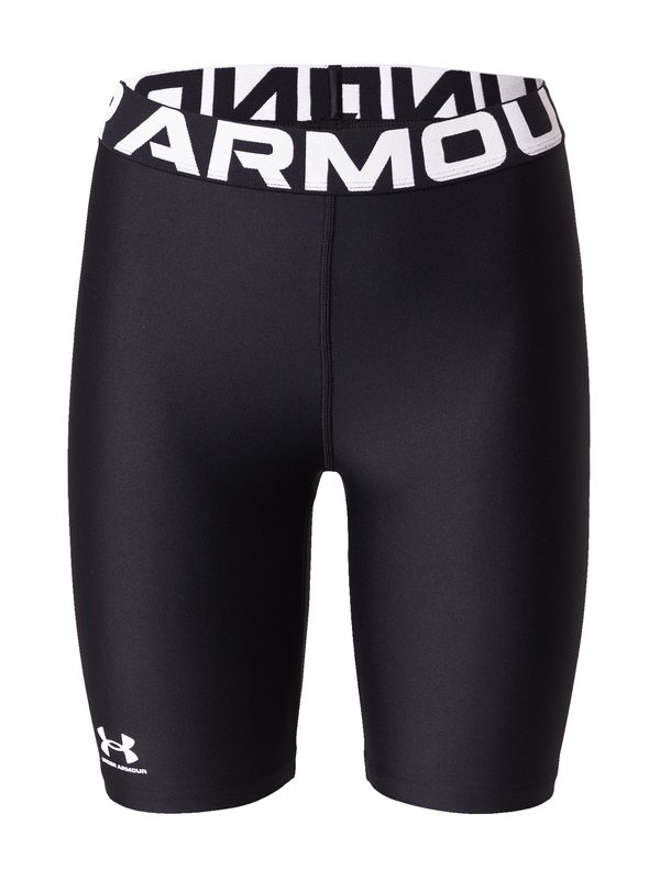 UNDER ARMOUR UNDER ARMOUR Sportske hlače 'Authentics'  crna / bijela
