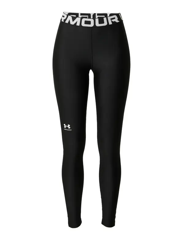 UNDER ARMOUR UNDER ARMOUR Sportske hlače 'Authentics'  crna / bijela
