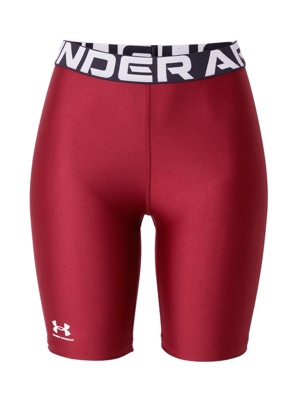 UNDER ARMOUR UNDER ARMOUR Sportske hlače 'Authentics'  rubin crvena / crna / bijela