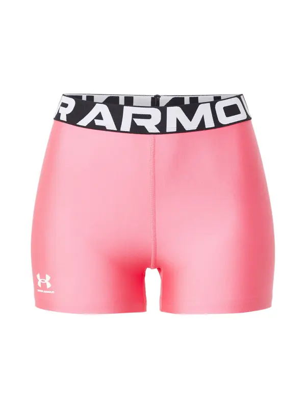 UNDER ARMOUR UNDER ARMOUR Sportske hlače 'Authentics'  svijetloroza / boja vina / crna