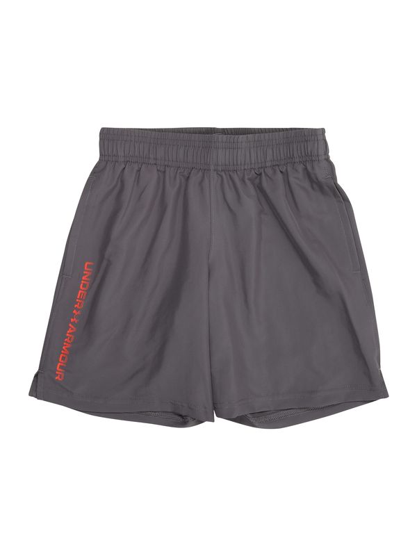 UNDER ARMOUR UNDER ARMOUR Sportske hlače  bazalt siva / narančasto crvena