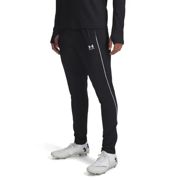 UNDER ARMOUR UNDER ARMOUR Sportske hlače 'Challenger'  crna / bijela