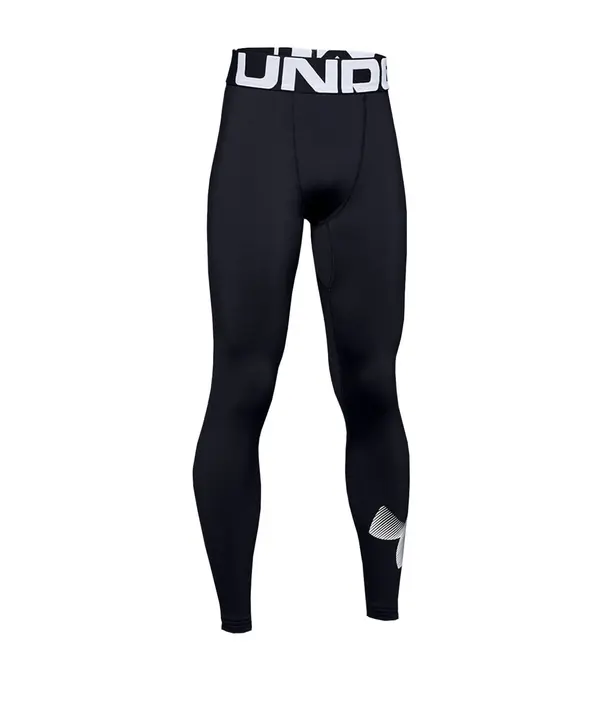 UNDER ARMOUR UNDER ARMOUR Sportske hlače  crna / bijela