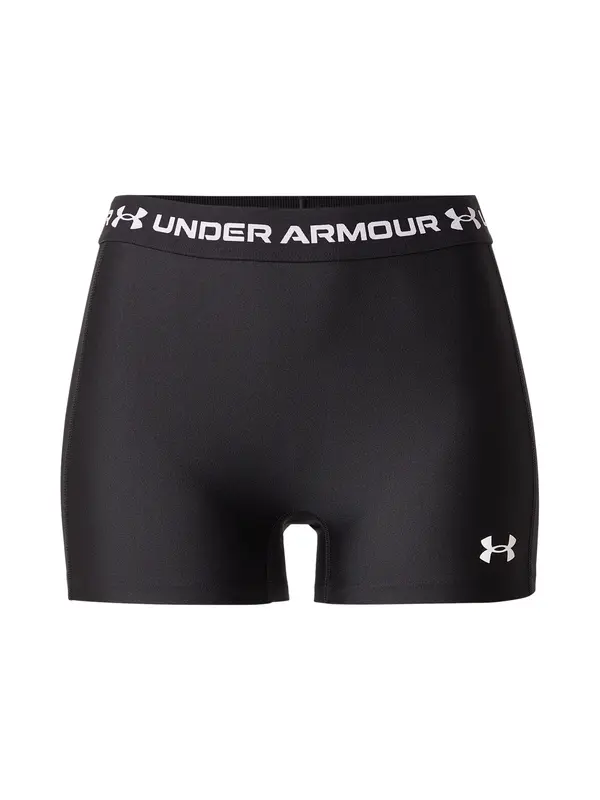 UNDER ARMOUR UNDER ARMOUR Sportske hlače  crna / bijela