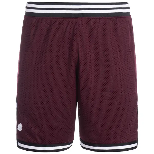 UNDER ARMOUR UNDER ARMOUR Sportske hlače 'Curry'  bordo / bijela