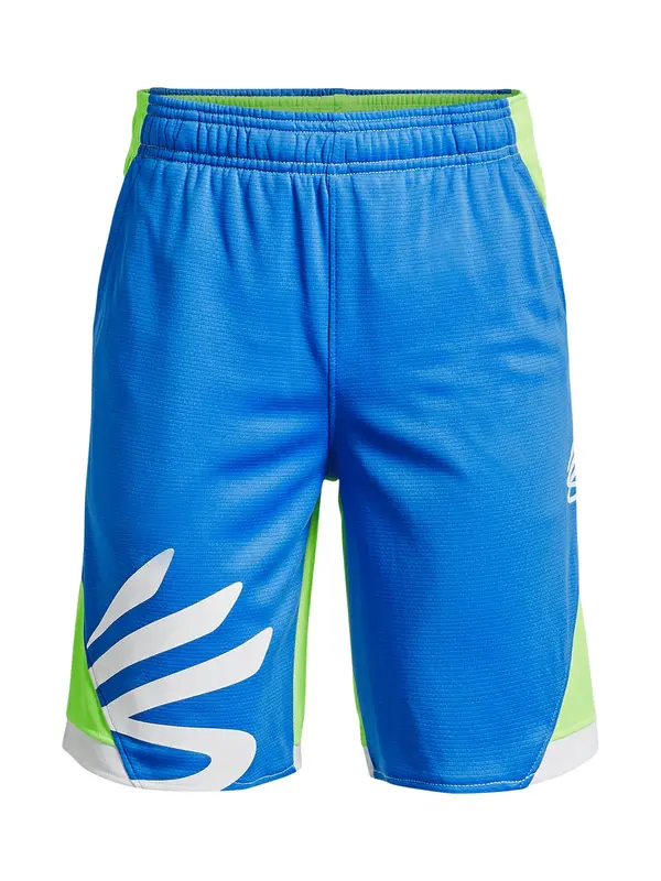 UNDER ARMOUR UNDER ARMOUR Sportske hlače 'Curry Splash'  azur / jabuka / bijela