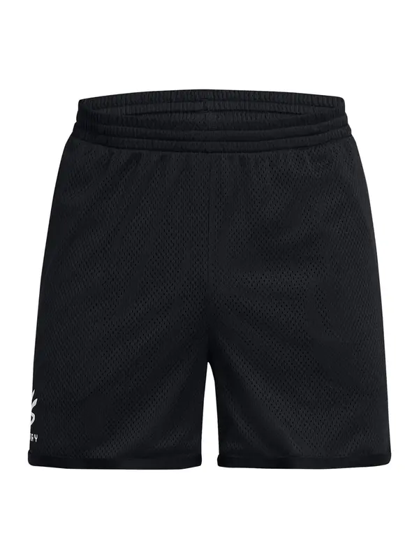 UNDER ARMOUR UNDER ARMOUR Sportske hlače 'Curry Splash'  crna / bijela
