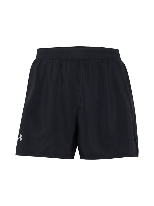 UNDER ARMOUR UNDER ARMOUR Sportske hlače 'Launch 5'  crna / bijela