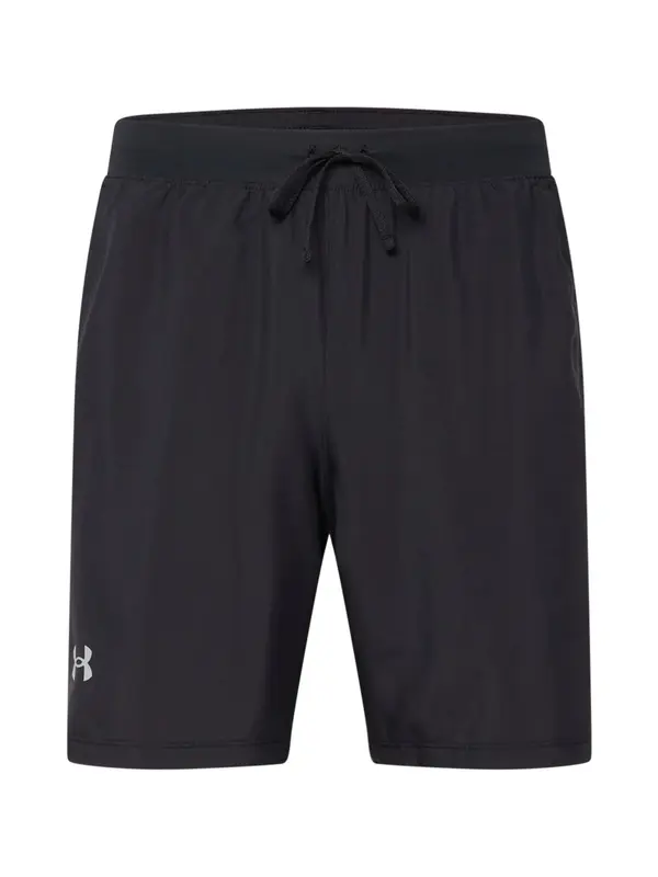 UNDER ARMOUR UNDER ARMOUR Sportske hlače 'Launch 7'  svijetlosiva / crna