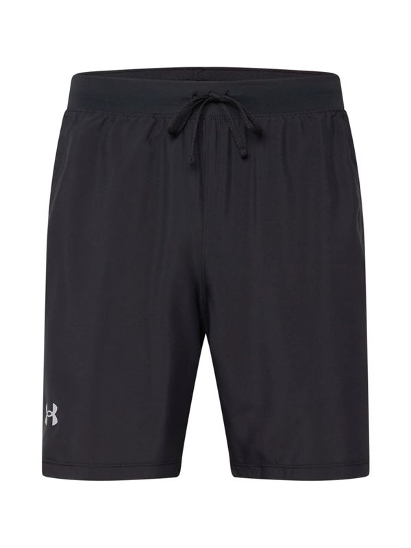 UNDER ARMOUR UNDER ARMOUR Sportske hlače 'Launch 7'  svijetlosiva / crna
