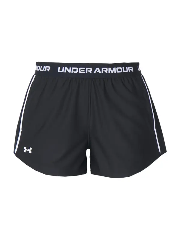 UNDER ARMOUR UNDER ARMOUR Sportske hlače 'Play Up'  crna / bijela