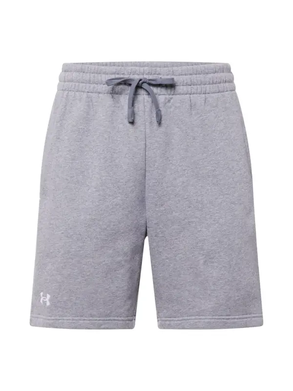 UNDER ARMOUR UNDER ARMOUR Sportske hlače  siva melange / bijela